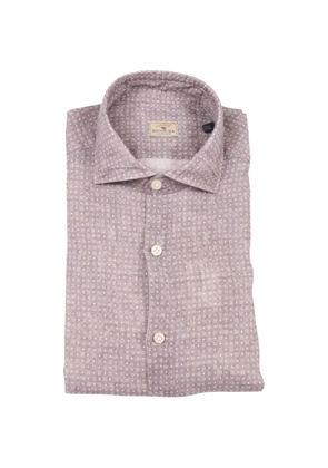 Sonrisa patterned cotton shirt - Purple