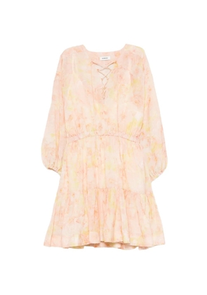 SANDRO Provenza floral mini dress - Pink