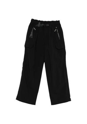 and Wander zip pocket trousers - Black