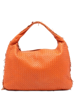 Bottega Veneta Pre-Owned 2011 Large Nappa Intrecciato Fuzzy Veneta hobo bag - Orange