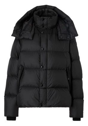 Burberry detachable-sleeve puffer jacket - Black