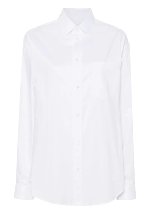 DARKPARK Anne embroidered-logo cotton shirt - White