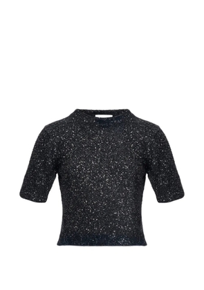 ERDEM cropped T-shirt - Black