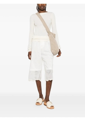 OUR LEGACY Strict ribbed-knit T-shirt - Neutrals