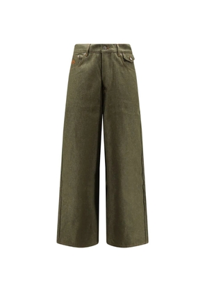 WALK IN PARIS straight-leg cotton jeans - Green