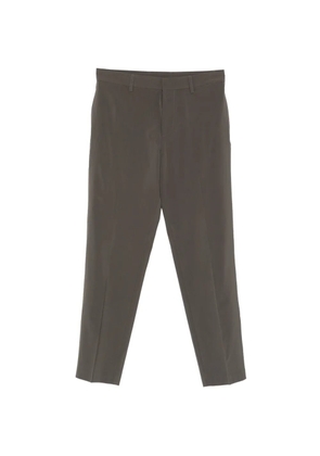 Emporio Armani creased-front trousers - Brown