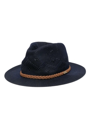 Barbour Flowerdale crochet-knit trilby - Blue