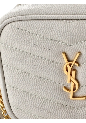 Saint Laurent Pre-Owned Lou Camera Bag Matelasse Chevron Leather Baby crossbody bag - Neutrals