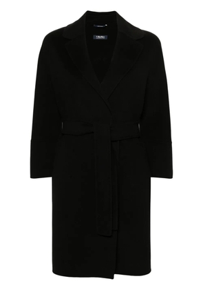 'S Max Mara Arona belted wool coat - Black