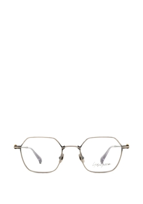 Yohji Yamamoto geometric-frame glasses - Grey