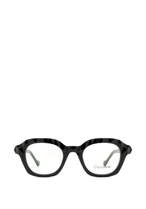 Yohji Yamamoto square-frame glasses - Black