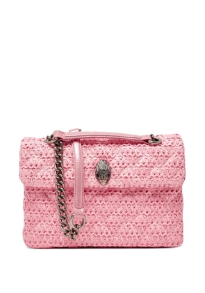 Kurt Geiger London woven chain-strap shoulder bag - Pink