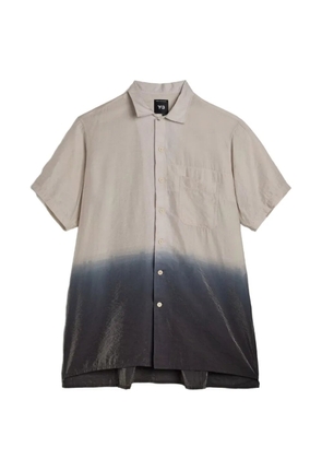 Y-3 button dip-dye shirt - Grey