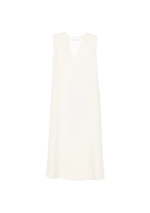 JOSEPH Vassad V-neck sleeveless midi dress - Neutrals