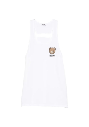 Moschino bear print vest - White