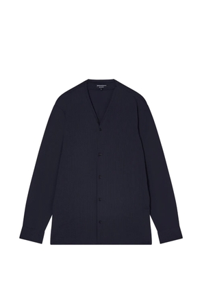 Emporio Armani V-neck long-sleeved shirt - Blue