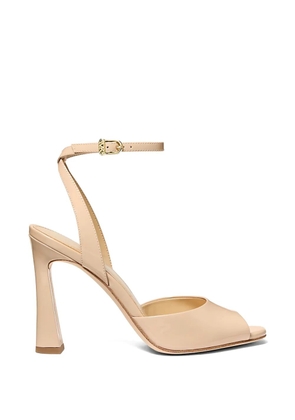Michael Michael Kors Rosie ankle-strap open-toe heeled leather sandals - Pink