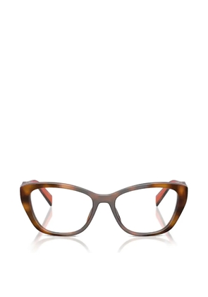 Prada Eyewear tortoiseshell-pattern glasses - Brown