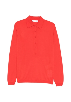The Frankie Shop buttoned long-sleeve sweater - Red