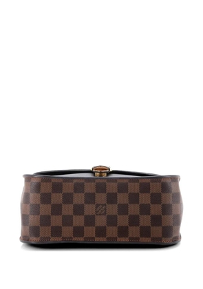 Louis Vuitton Pre-Owned Beaumarchais Handbag Damier with Leather shoulder bag - Black