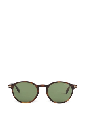 TOM FORD round frame sunglasses - Brown