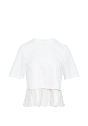 Club21 pleated-detail top - White