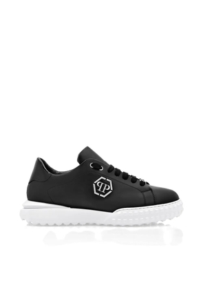 Philipp Plein low-top leather sneakers - Black