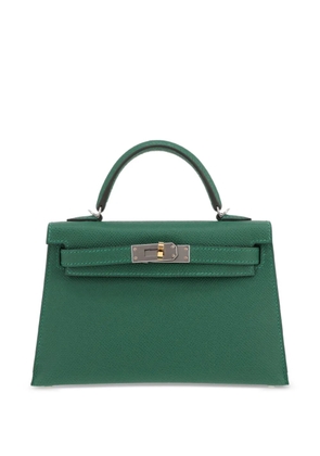 Hermès Pre-Owned Kelly leather shoulder bag - Green