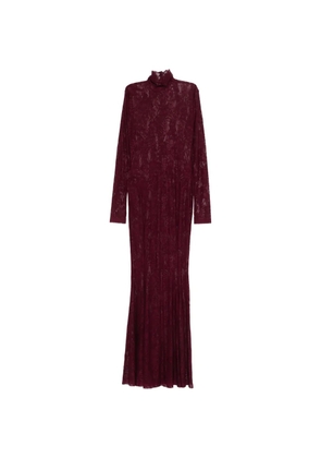 Norma Kamali long-sleeve maxi dress - Purple