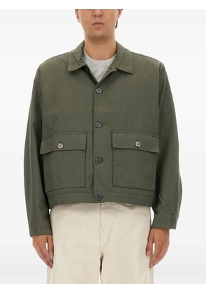 Obey flap-pocket shirt jacket - Green
