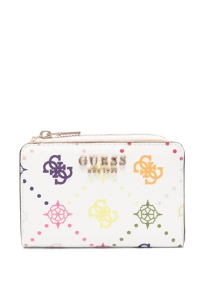GUESS USA Emelie patterned wallet - White