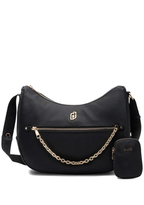 LIU JO chain-detail shoulder bag - Black