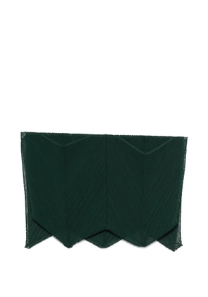 Pleats Please Issey Miyake O Scarf December pleated scarf - Green