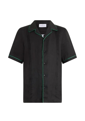 Philipp Plein trim bowling shirt - Black