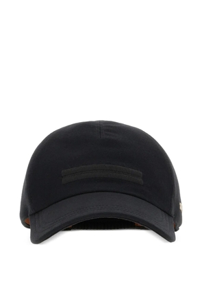 Zegna tonal-detail baseball cap - Black