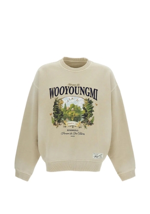 Wooyoungmi Garden Graphic sweatshirt - Neutrals