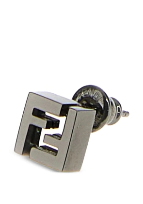 FENDI FF cube earrings - Silver
