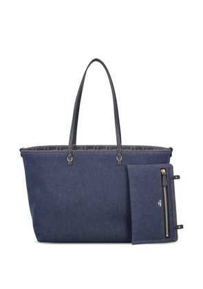 FENDI logo-pattern tote bag - Blue