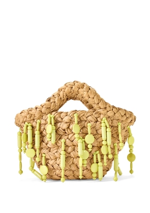 Simon Miller Shelly beaded tote bag - Neutrals