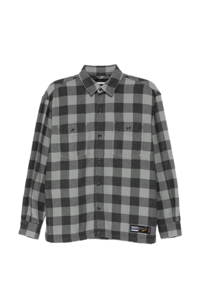 Neighborhood garment dyed check shirt - Grey