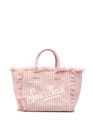 MC2 Saint Barth Vanity striped tote bag - Pink