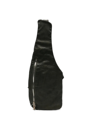 Guidi leather shoulder bag - Green