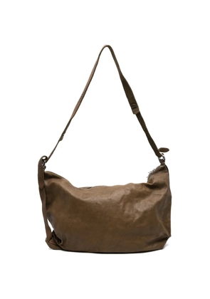 Guidi leather messenger bag - Brown