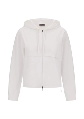 Herno zip-up hoodie - White