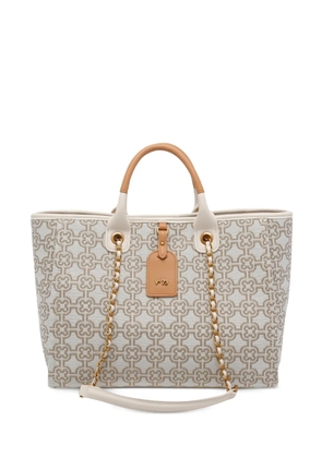 V°73 Harriet chain tote bag - Neutrals