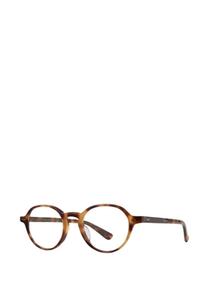 Garrett Leight Loma round-frame glasses - Brown