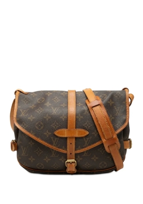 Louis Vuitton Pre-Owned 1991 Monogram Saumur 25 crossbody bag - Brown