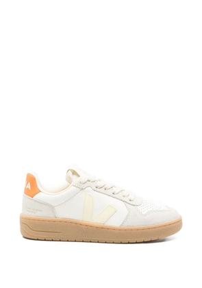 VEJA V-82 perforated suede sneakers - Neutrals