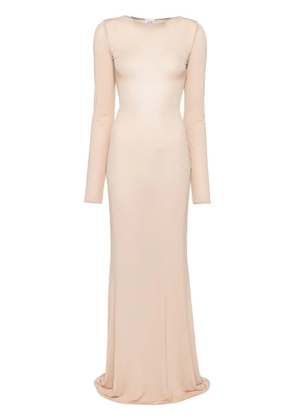 VETEMENTS high-low hem dress - Neutrals