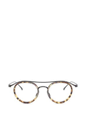 Giorgio Armani round-frame glasses - Brown